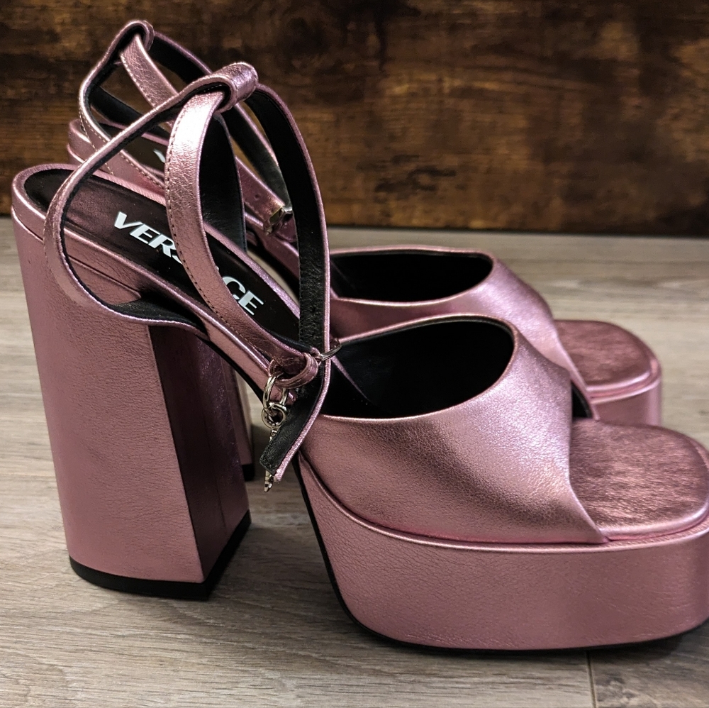 Versace Aevitas Sandals Baby Pink